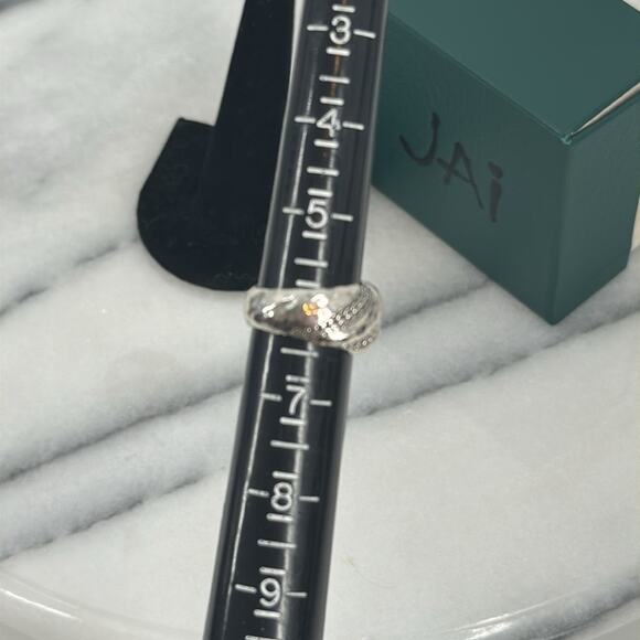 NWT JAI Sterling Silver Sukhothai Twist Dome Ring size 6 - Picture 5 of 5